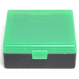 Berrys Box 38/357 Snap Hinged 100 Rounds #003 Zombie Green/Black