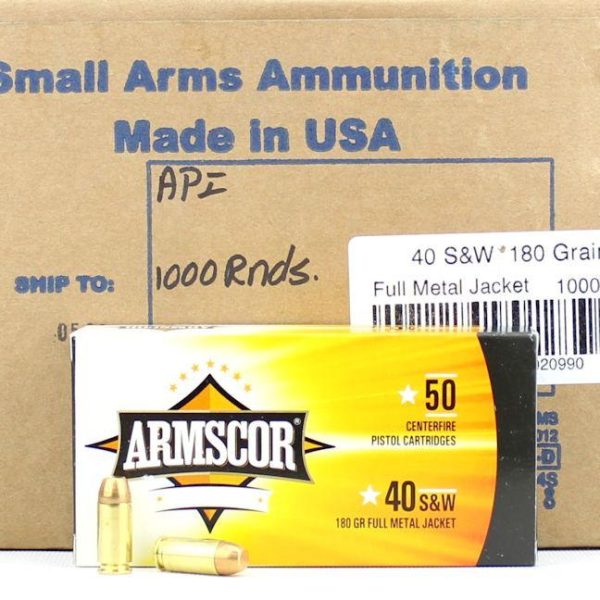 Armscor USA 40 S&W 180 Gr FMJ (50)