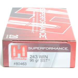 Hornady 243 Win 95 Grain SST (Super Shock Tip) Superformance (20)
