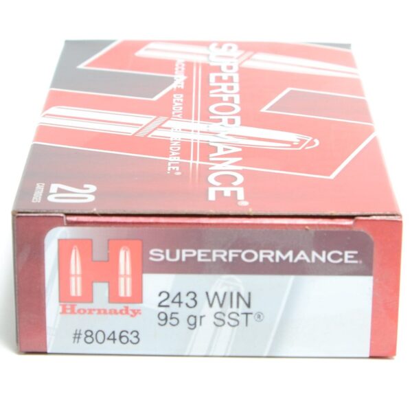 Hornady 243 Win 95 Grain SST (Super Shock Tip) Superformance (20)