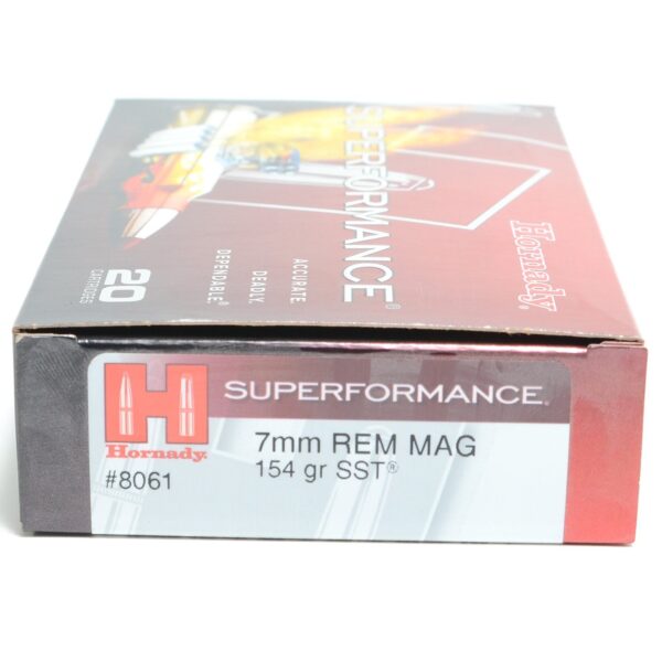 Hornady 7mm Rem Mag 154 Grain SST (Super Shock Tip) Superformance (20)