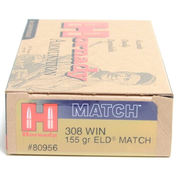Hornady 308 Win 155 Grain ELD-M (Extremly Low Drag) Match (20)