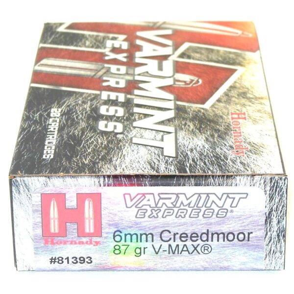 Hornady 6mm Creedmoor 87 Grain V-MAX (20)