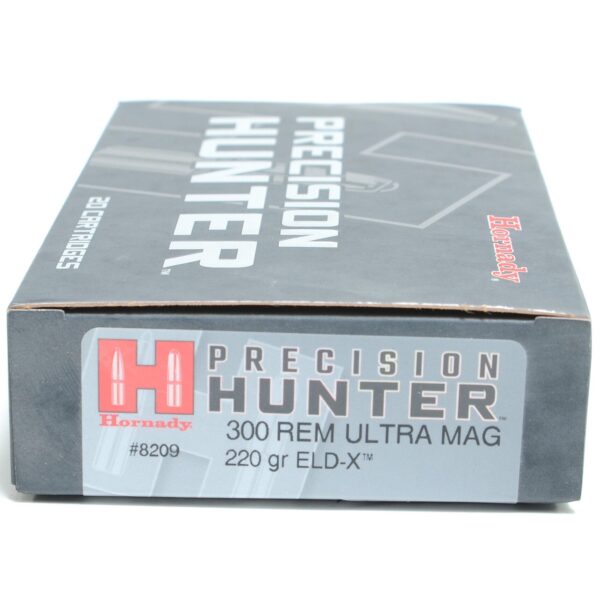 Hornady 300 Rem Ultra Magnum 220 Grain ELD-X (Extremly Low Drag) Hunting (20)