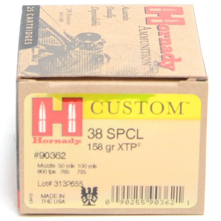 Hornady 38 Special 158 Grain XTP (eXtreme Terminal Performance) (25 ...