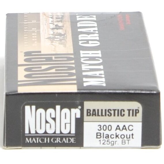Nosler 300 AAC Blackout 125 Grain Ballistic Tip (20)