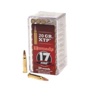 Hornady 17 HMR 20 Grain XTP Hollow Point (eXtreme Terminal Performance) Ammunition (50 Rounds)