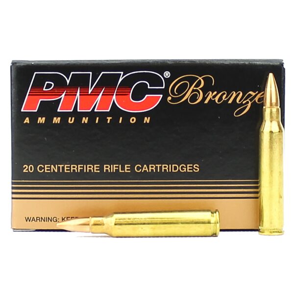 PMC 223 Rem 55 Gr Bronze Brass Case FMJ BT (20)