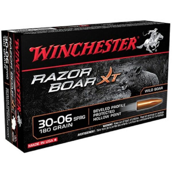 Winchester 30-06 Springfield 180 GR Razor Boar HP (20)