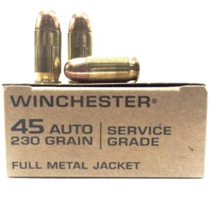 Winchester 45 Auto 230 Grain Full Metal Jacket Service Grade (50)