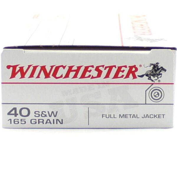 Winchester 40 S&W 165 Gr FMJ (50)