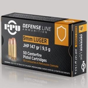 Prvi 9mm Luger 147 Grain Jacketed Hollow Point (50)