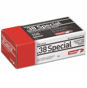 Aguila 38 Special 158 Gr Semi-Jacketed HP (50)