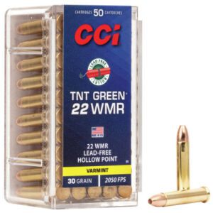 CCI 22 WMR 30 Gr Lead Free HP TNT Green (50)