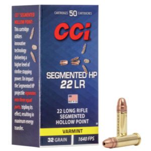 CCI 22 LR 32 Gr Copper Coated Segmented HP 1640 FPS (50)