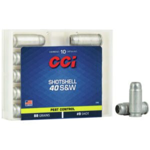 CCI 40 S&W 88 Gr. Shotshell #9 Shot (10)