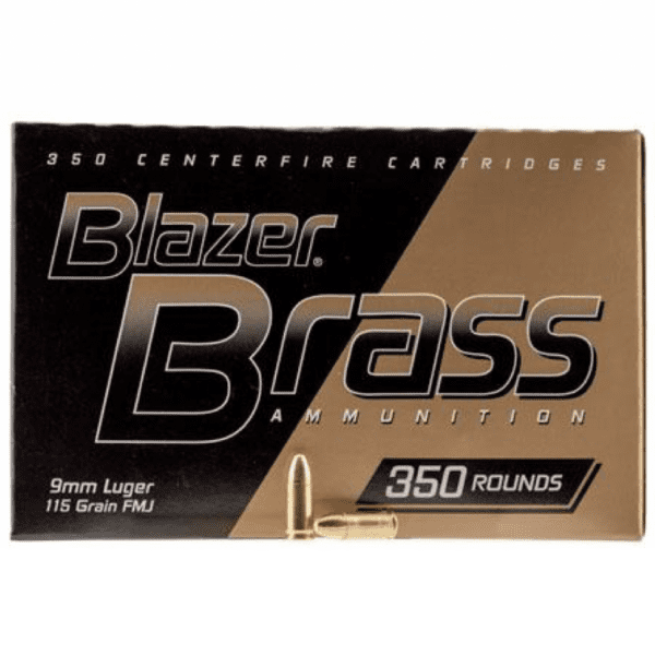 CCI Blazer Brass 9MM 115 Gr FMJ (350)