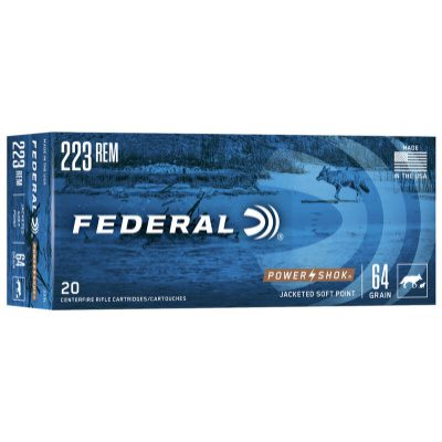 Federal 223 Rem 64 Gr Power-Shok JSP (20)