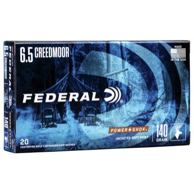 Federal 6.5 Creedmoor 140 Gr Power-Shok SP (20)