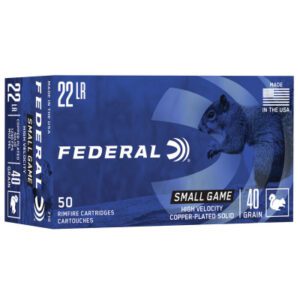 Federal 22 LR 40 Gr Game Shok HV CC RN (50)