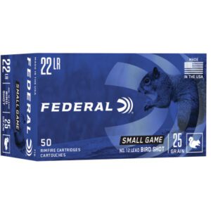 Federal 22 LR 25 Gr Shot Shell Game-Shok Shot #12 (50)