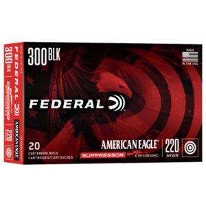 Federal 300 Blackout 220 Gr American Eagle Supressor (20)