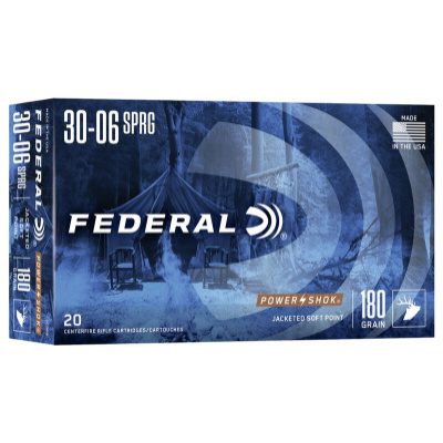 Federal 30-06 Springfield 180 Gr Power Shok SP (20)