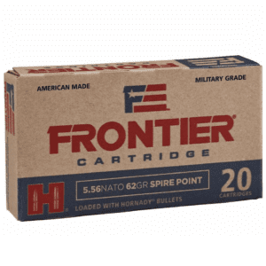 Frontier 5.56 Nato 62 Gr Hornady Soft Point (20)