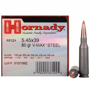 Hornady 5.45X39 60 Grain V-MAX Steel (50)