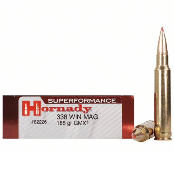 Hornady 338 Win Magnum 185 Grain GMX (MonoFlex) Superformance (20)