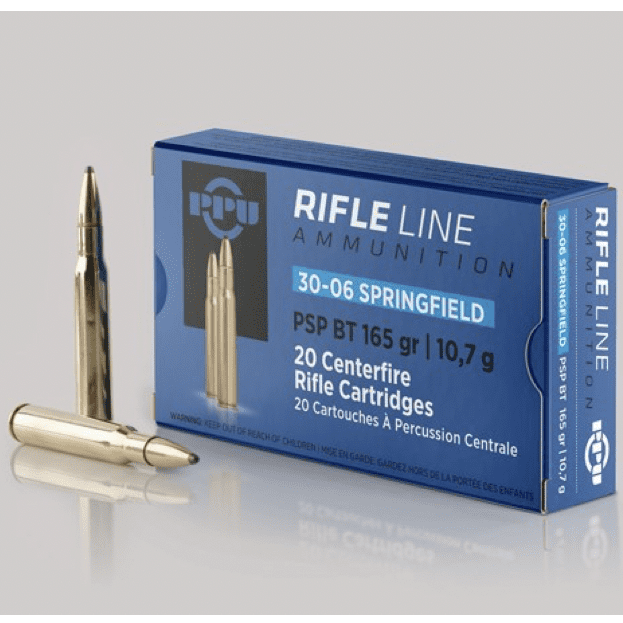 Prvi 30 06 165 Grain Pointed Soft Point Boat Tail Ammunition (20 Rounds)