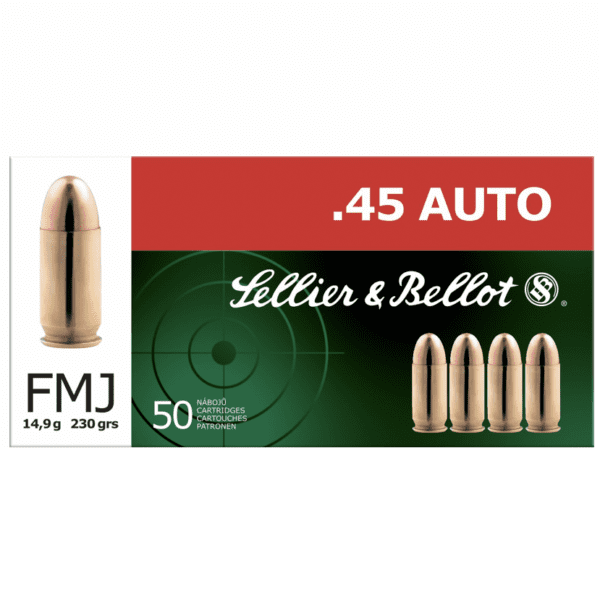 Sellier & Bellot 45 ACP 230 Gr FMJ (50)