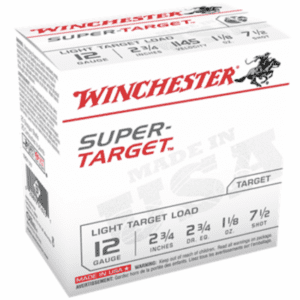 Winchester 12 Gauge 2 3/4" 1 1/8 oz 7 1/2 Shot Super Target (25)