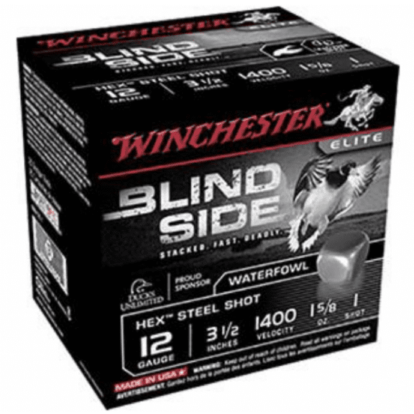 Winchester 12 Gauge 3.5" 1-5/8 oz 1 Shot Blindside (25)