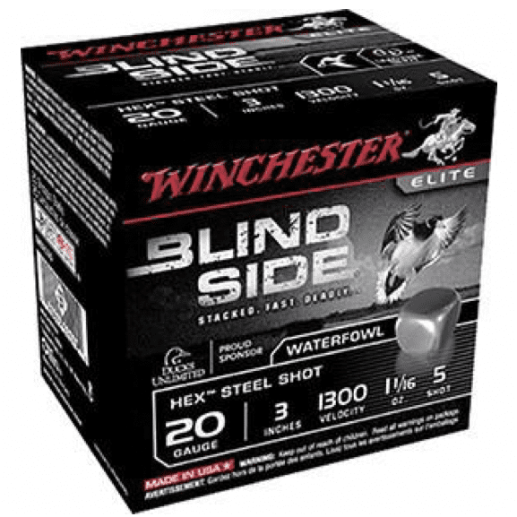 Winchester 20 Gauge 3" 1-1/8 oz 5 Shot Blindside (25)