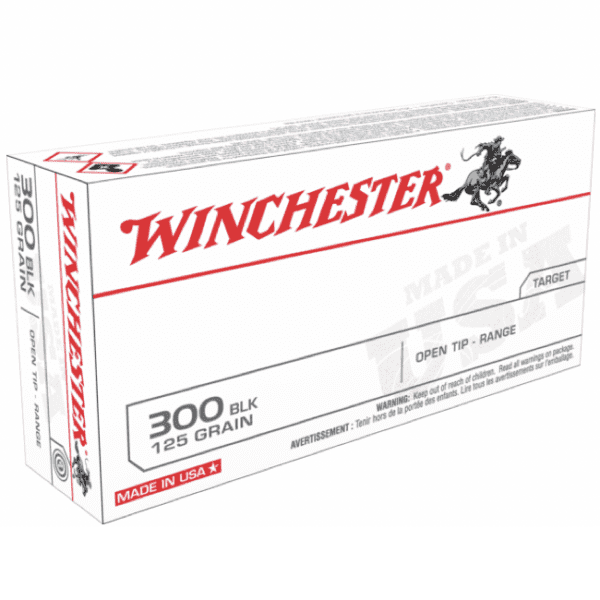Winchester 300 AAC Blackout 125 Gr. Open Tip (20)