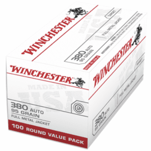 Winchester 380 Auto ACP 95 Gr FMJ Value Pack (100)