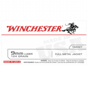 Winchester 9mm 124 Grain Target FMJ (50)