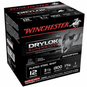 Winchester 12 Gauge 3.5" 1-5/8 oz 1 Shot Drylok (25)
