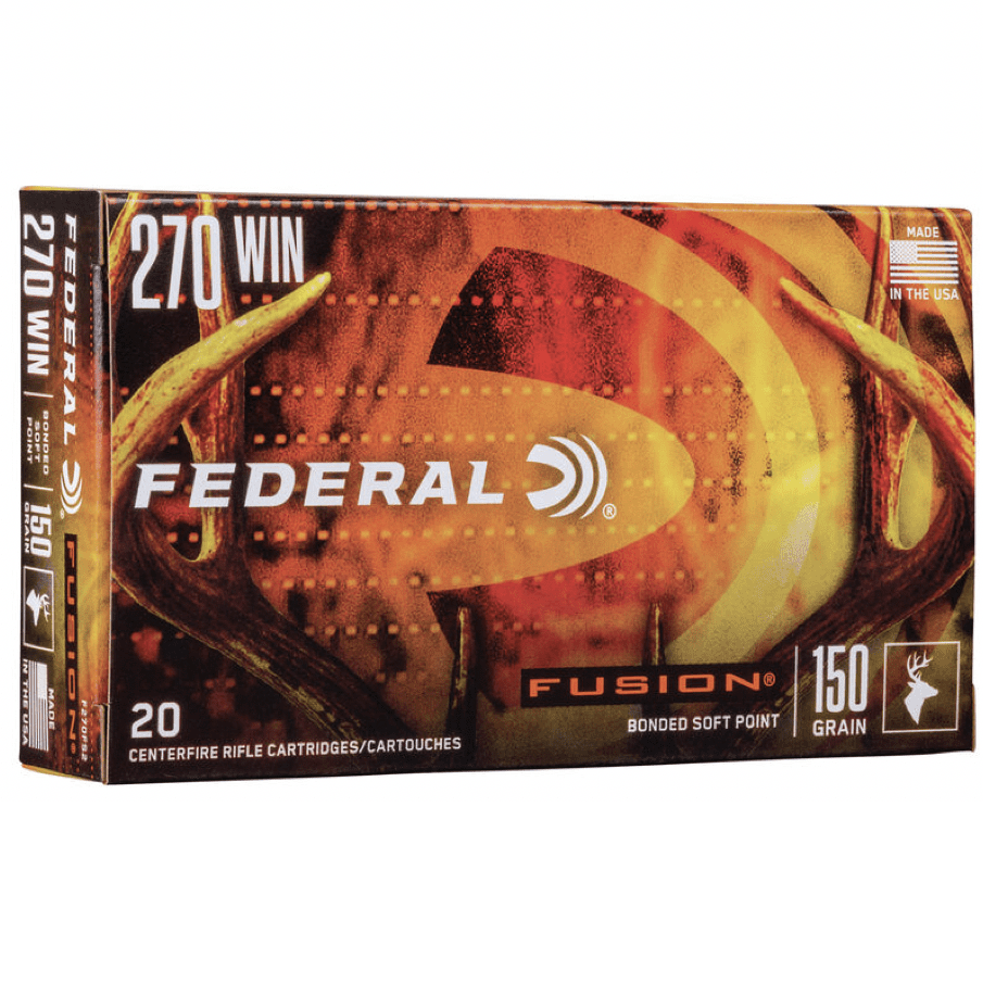Federal 270 Win 150 Gr BT Fusion (20) - AmmoFast.com