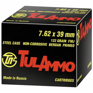 Tula 7.62x39 122 Grain Full Metal Jacket (40)