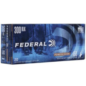 Federal 300 Blackout 150 Gr Jacketed Soft Point Power-Shok (20)