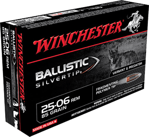 Winchester 25-06 Rem 85 Grain Polymer Tip Ballistic SilverTip (20)