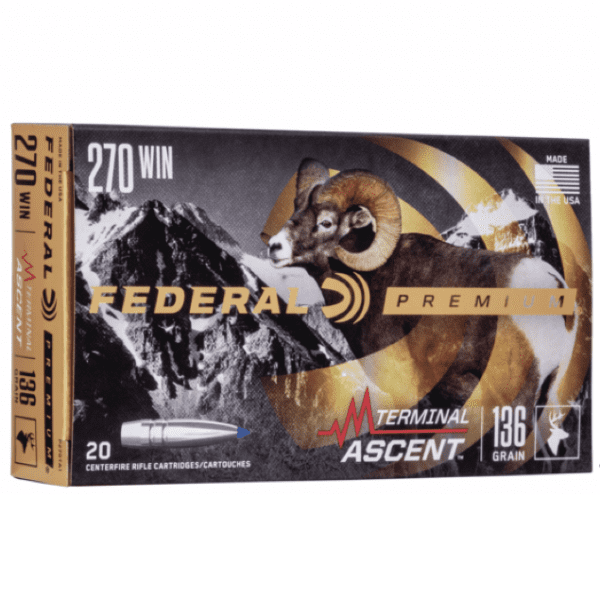 Federal 270 Win 136 Gr Terminal Ascent (20)