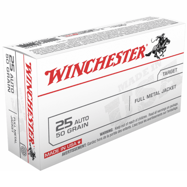 Winchester 25 Acp 50 Grain Full Metal Jacket (50)