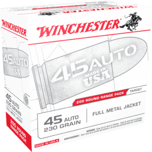 Winchester 45 Auto 230 Gr FMJ Value Pack (200)