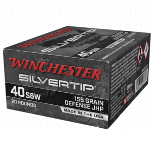 Winchester 40 S&W 155 Grain JHP (20) Silvertip