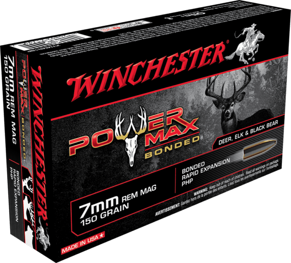 Winchester 7mm Rem Mag 150 Gr Bonded Hollow Point Power Max (20)