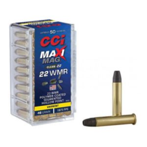 CCI 22 WMR 46 GR Polymer Coated Segmented Lead Hollow Point (50) MaxiMag