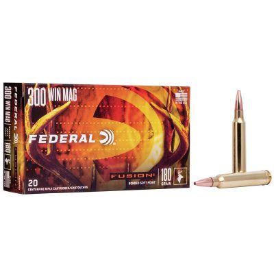 Federal 300 Win Mag 180 Gr Fusion (20)